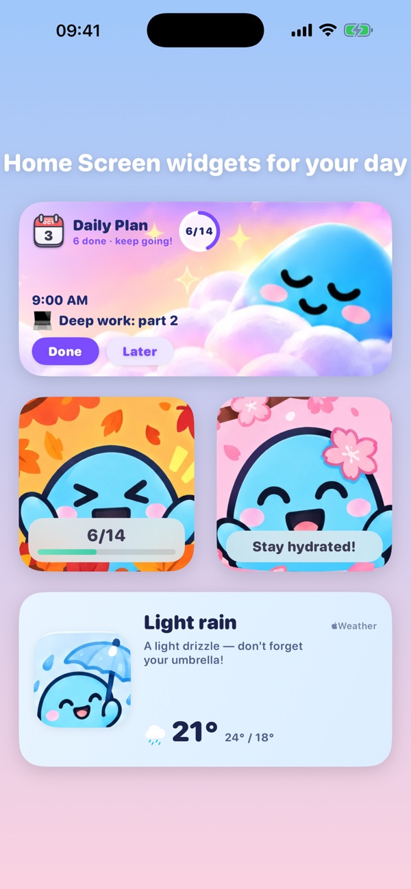 Home Screen widgets